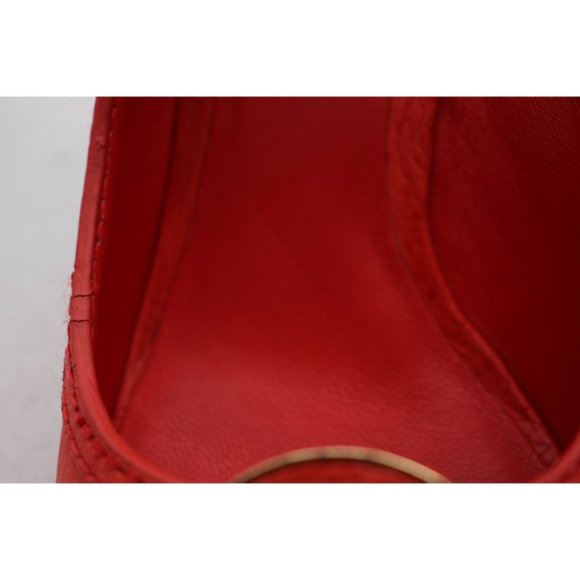 Tory Burch Amanda Women’s Size 7.5 M Leather High Wedge Open Toe Shoes - Picture 11 of 12